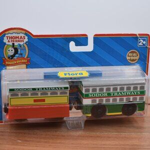 Thomas & Friends Wooden Railway Flora Sodor Tramways & Flora's Sodor Tramways